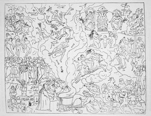 The Witches Sabbath, kopie ilustrace z Tableau de l