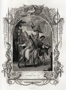 Antipapež Jan XVI. (997 až 998). Rytina k ilustraci Histoire des Popes od Maurice Lachatre (1814-1900), Librairie du Progres, Paříž. od French School