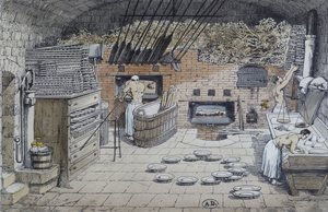 Pekař, ilustrace z Revue de lEducation Nouvelle od French School