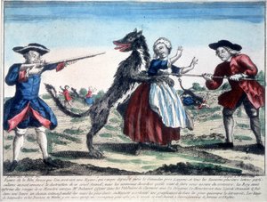 Šelma z Gevaudan zabitá vojáky od French School