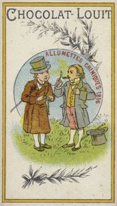 Chemický zápas, 1816 od French School
