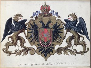 Znak Rakouského císařství před rokem 1867 od French School