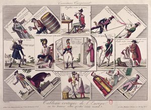 Různé národy Evropy, c.1810 od French School