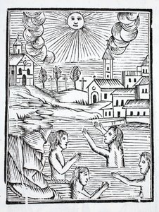 Léčivé vody Alise, Bourgogne, místo smrti Saint Reine, navštěvují nemocní od French School
