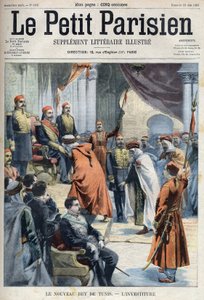 Inaugurace nového beje z Tunisu Hedi Bey (Muhammad El Hadi Bey od French School