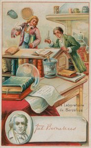 Laboratoř švýcarského chemika Jonse Jacoba Berzeliuse od French School