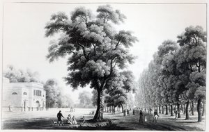 Hlavní třída v Prátru, Vídeň, 1821 od French School