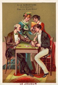 hráč (chromolitho) od French School
