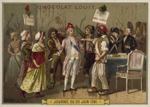 Sans-culottes napadají palác Tuileries, Francouzská revoluce, 20. června 1792 od French School