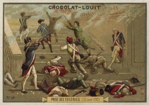 Útok na palác Tuileries, Francouzská revoluce, 10. srpna 1792 od French School