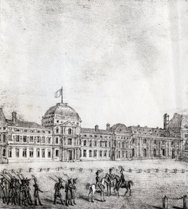 Tuileries - "Alphabet Picturesque des Monumens de Paris" c.1840 (rytina) od French School