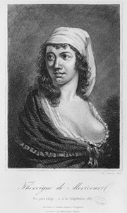 Theroigne de Mericourt, vyrytý Charles Devrits (19. století) 1845 od French School