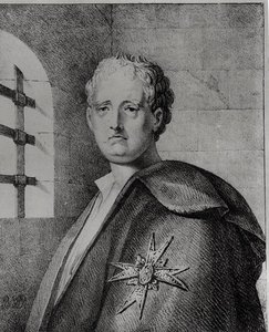 Thomas-Arthur, hrabě de Lally (1702-66) ve své kobce od French School