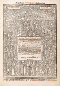Titulní strana zobrazující parlament v Toulouse, 1515 od French School