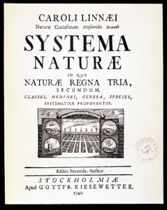 Titulní strana “” Přírodní systémy”” od Linnaea od French School