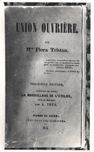 Titulní strana Union Ouvriere od Flory Tristan (1803-44), vydaná v roce 1844 od French School