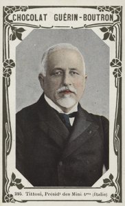 Tittoni, předseda ministrů, Itálie (barevné foto) od French School