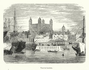 Tower of London (rytina) od French School