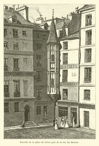 Věžička Place de Greve poblíž rue du Mouton od French School