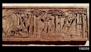 Obchod se dřevem z Brazílie, cca 1550 (dřevo)
