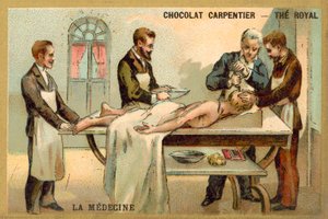 Trepanování (chromolitho) od French School