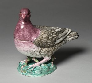 Tureen in the Form of a Pigeon, výrobce Sceaux Factory, kolem 1760 od French School