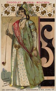 Turecká gentlemanka, 19. století od French School