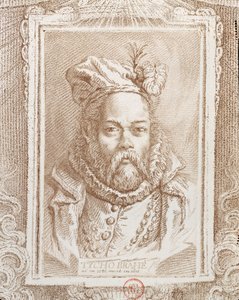 Tycho Brahe (1546-1601), ilustrace z Histoire des Mathematiciens od Alexandra Saveriena (1720-1805), vydané v Paříži, 1766 od French School