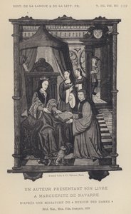 Autor představuje svou knihu Marguerite De Navarre (litho) od French School