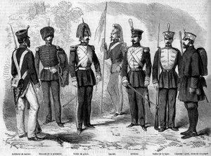 Uniformy španělské armády od French School