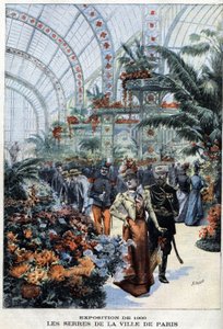 Univerzální výstava Paříže v roce 1900: skleníky v Palais de l