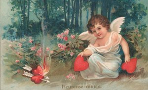 Valentýn Cupid od French School