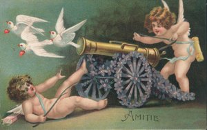 Valentýn Cupid od French School