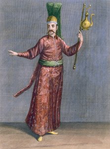 Komorník do Grand Seigneur, palác Topkapi, od French School