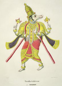 Varaha, vyryl de Marlet od French School