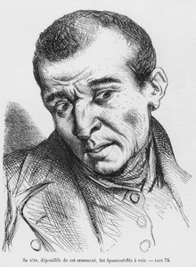 Vautrin zatčen a identifikován, ilustrace ze Splendeurs et Miseres des Courtisanes od Honore de Balzaca, vydáno 1867 od French School