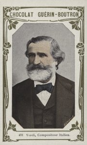 Verdi, italský skladatel (barevná fotografie) od French School