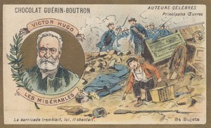 Victor Hugo (1802-1885), francouzský básník, dramatik, spisovatel a romanopisec, autor „Les Miserables“, román (1862) od French School