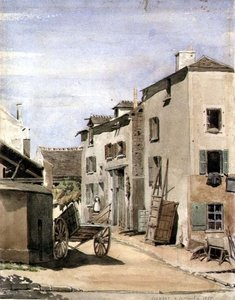Pohled na město Clamart, Francie od French School