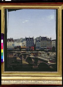 Pohled do lodi s vyplněnými kruhovými okny od French School
