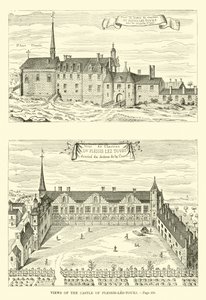 Pohledy na hrad Plessis-les-Tours od French School