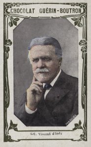 Vincent dIndy (barevná fotografie) od French School