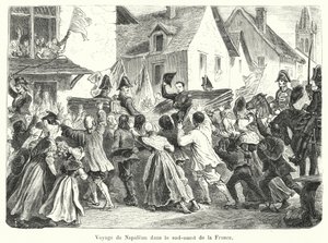 Voyage de Napoleon dans le sud-ouest de la France od French School