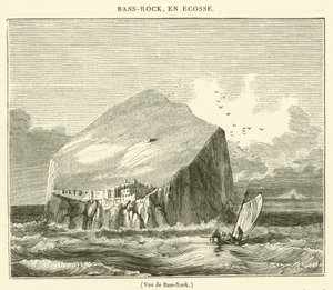 Vue de Bass-Rock (rytina) od French School