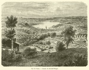 Vue de Truro (rytina) od French School