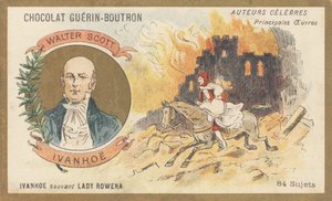 Walter Scott (1771-1832), skotský básník, spisovatel a historik, autor románu „Ivanhoe“ (1819) od French School