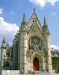 Západní průčelí kaple od French School