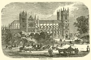 Westminster Abbey (rytina) od French School
