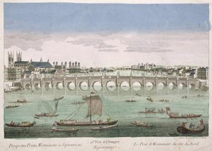 Westminster Bridge, Londýn od French School