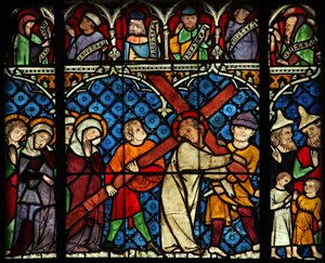 Okno w12 zobrazující Via Crucis od French School